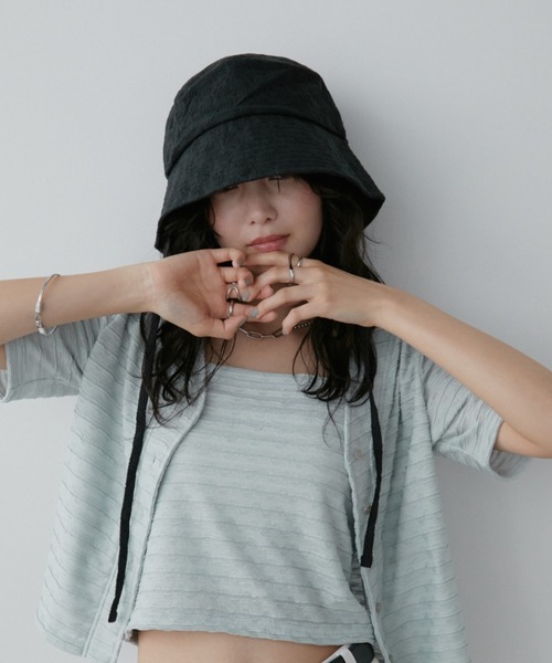 Aunt Marie's(アントマリーズ)の「アイレット刺繍ハット(ハット・レディース・ブラック/アイボリー・FREE)」の15枚目の写真