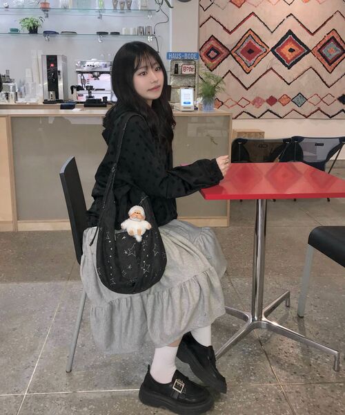 MACNI（マクニ）の「STAR SKY SHOULDER BAG（ショルダーバッグ・レディース・ダークインディゴブルー/インディゴブルー・FREE）」の11枚目の写真