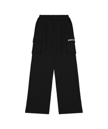 ワンタックユーティリティカーゴワイドパンツ ABH357-305 ブラック