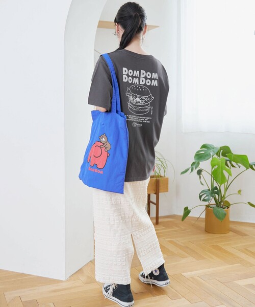 coen(コーエン)の「【DOMDOM(ドムドム)×coen】アソートロゴプリントユニTシャツ(WEB限定サイズあり)(Tシャツ/カットソー・レディース・レッド/ナチュラル/ライトグレー/オフホワイト/その他1/その他2/ダークグレー/その他3・M/XL/L)」の22枚目の写真