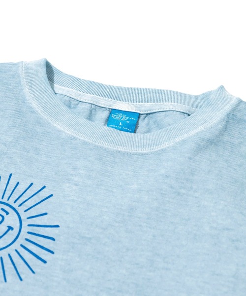 Good On(グッドオン)の「Good On/グッドオン GOOD VIBES SS TEE(Tシャツ/カットソー・メンズ・ライトブルー/コーラルピンク・X-LARGE/LARGE/MEDIUM)」の3枚目の写真