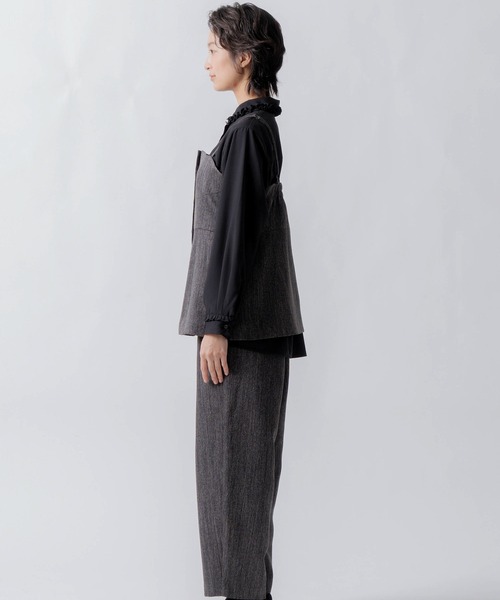 WHYTO.(ホワイト)の「「WHYTO. / ホワイト」tweed satin bustier(シャツ/ブラウス・レディース・ブラウン/ブラック・36/38)」の18枚目の写真