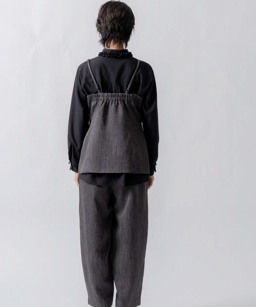 WHYTO.(ホワイト)の「「WHYTO. / ホワイト」tweed satin bustier(シャツ/ブラウス・レディース・ブラウン/ブラック・36/38)」の19枚目の写真