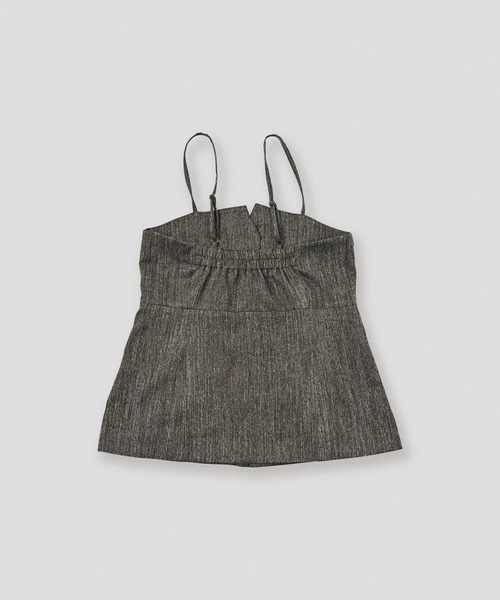 WHYTO.(ホワイト)の「「WHYTO. / ホワイト」tweed satin bustier(シャツ/ブラウス・レディース・ブラウン/ブラック・36/38)」の20枚目の写真