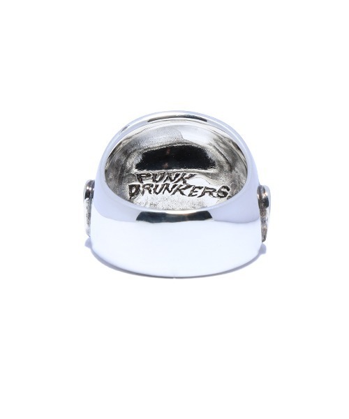 JAM HOME MADE(ジャムホームメイド)の「PUNK DRUNKERS × JAM HOME MADE あいつフェイスリング ハーフ BRASS(リング・メンズ・シルバー・#15/#13/#21/#19/#17)」の7枚目の写真