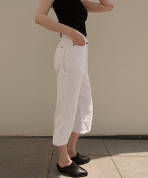 NAYRO（ネイロ）の「Carpenter Capri Pants (White)（その他パンツ）」