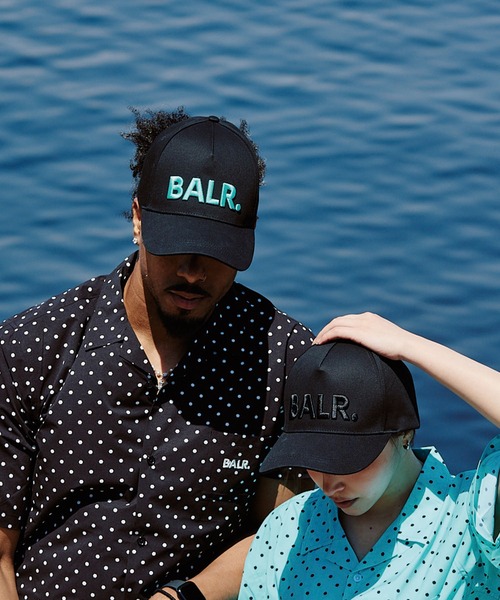 BALR.(ボーラー)の「BRAND COTTON CAP(キャップ・メンズ・ブラック×ブラック/ブラック×ブルー/ブラック×ライム/ブラック×ホワイト・ONE SIZE)」の6枚目の写真