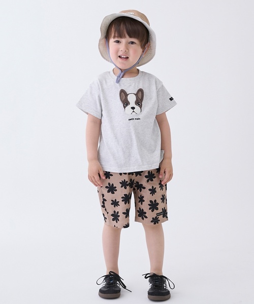 petit main(プティマイン)の「布帛アソート柄ハーフパンツ(その他パンツ・キッズ・ライトベージュ/ピンク系その他/モカ/グリーン/ライトブルー/ライトグリーン・90cm/80cm/130cm/120cm/110cm/100cm)」の1枚目の写真