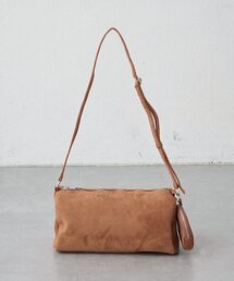 【WEB限定】スエード横長ショルダーバッグ
