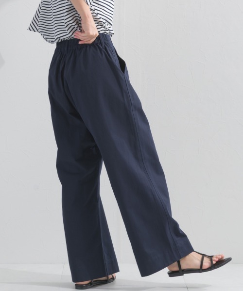 OMNES(オムネス)の「カラーチノパンツ(チノパンツ・レディース・カーキ/イエロー/ベージュ/ネイビー・LARGE/MEDIUM)」の3枚目の写真