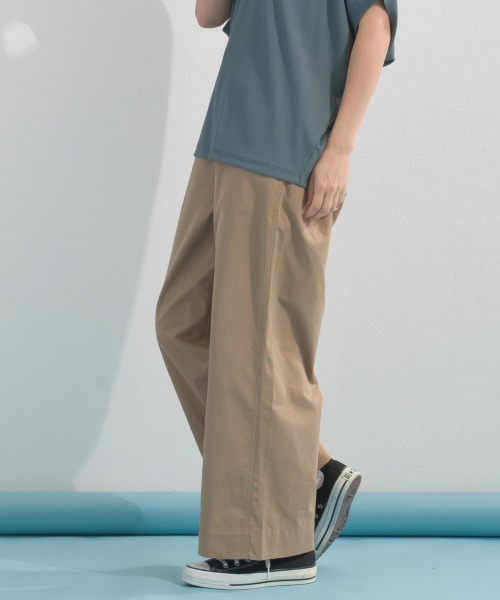 OMNES(オムネス)の「カラーチノパンツ(チノパンツ・レディース・カーキ/イエロー/ベージュ/ネイビー・LARGE/MEDIUM)」の17枚目の写真