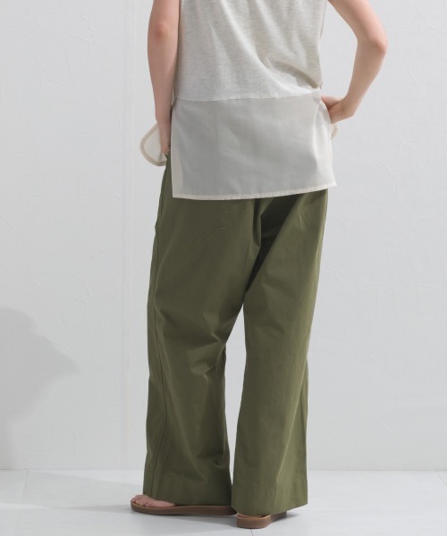 OMNES(オムネス)の「カラーチノパンツ(チノパンツ・レディース・カーキ/イエロー/ベージュ/ネイビー・LARGE/MEDIUM)」の11枚目の写真