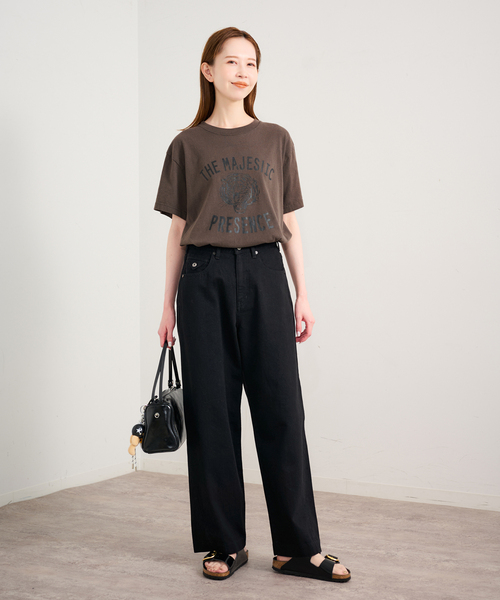 U by SPICK&SPAN(ユーバイスピックアンドスパン)の「ペグパイプデニム(デニムパンツ・レディース・ブルー/ブラック・36/38)」の3枚目の写真