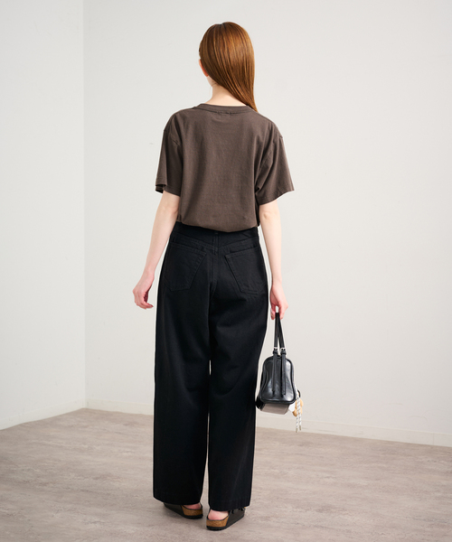 U by SPICK&SPAN(ユーバイスピックアンドスパン)の「ペグパイプデニム(デニムパンツ・レディース・ブルー/ブラック・36/38)」の5枚目の写真