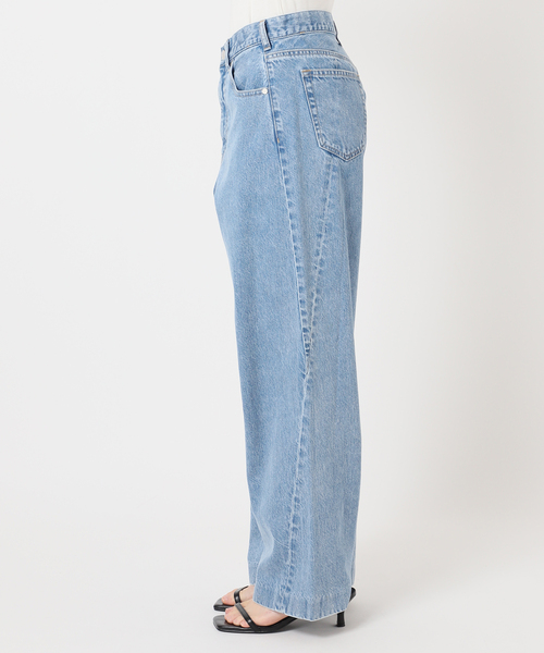 U by SPICK&SPAN(ユーバイスピックアンドスパン)の「ペグパイプデニム(デニムパンツ・レディース・ブルー/ブラック・36/38)」の3枚目の写真
