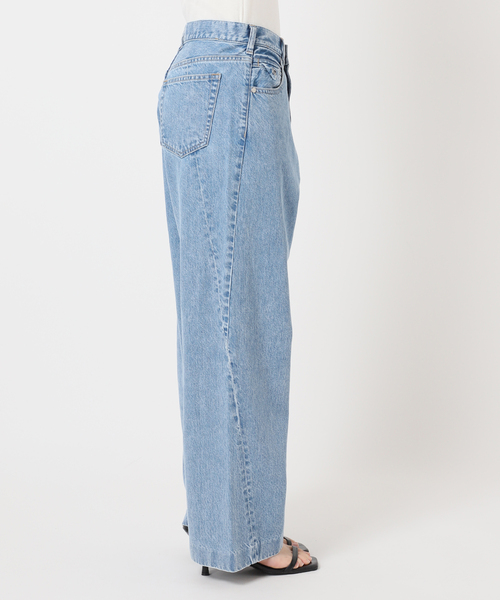 U by SPICK&SPAN(ユーバイスピックアンドスパン)の「ペグパイプデニム(デニムパンツ・レディース・ブルー/ブラック・36/38)」の5枚目の写真