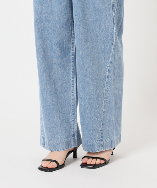 U by SPICK&SPAN(ユーバイスピックアンドスパン)の「ペグパイプデニム(デニムパンツ・レディース・ブルー/ブラック・36/38)」の9枚目の写真