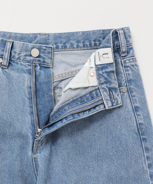 U by SPICK&SPAN(ユーバイスピックアンドスパン)の「ペグパイプデニム(デニムパンツ・レディース・ブルー/ブラック・36/38)」の14枚目の写真