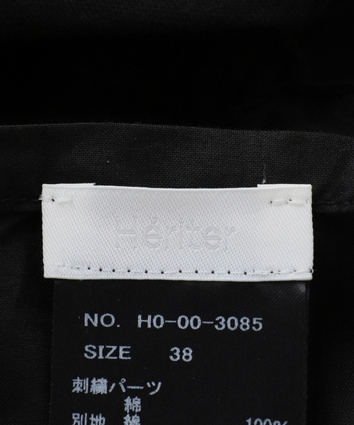IENA(イエナ)の「Heriter/エリテ cutwork bustier シャツ H0-00-3085(シャツ/ブラウス・レディース・ブラック/ホワイト・FREE)」の5枚目の写真