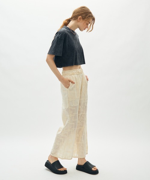 full/fill.(フルフィル)の「wash short T / ウォッシュショートT(Tシャツ/カットソー・レディース・ブラウン/ブラック/ベージュ・FREE)」の11枚目の写真