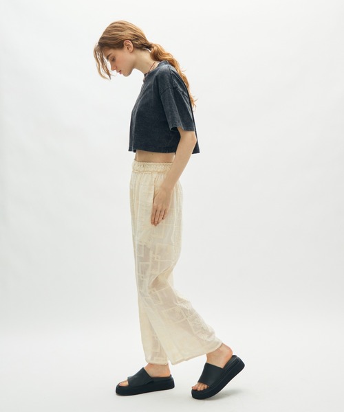 full/fill.(フルフィル)の「wash short T / ウォッシュショートT(Tシャツ/カットソー・レディース・ブラウン/ブラック/ベージュ・FREE)」の13枚目の写真
