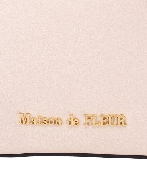 Maison de FLEUR(メゾンドフルール)の「リボンハーフムーン2Wayバッグ(ハンドバッグ・レディース・ライトピンク/ブラック・FREE)」の17枚目の写真
