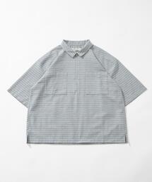 URBAN RESEARCH Sonny Label | シアサッカーハーフジッププルオーバー(シャツ/ブラウス)