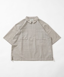 URBAN RESEARCH Sonny Label | シアサッカーハーフジッププルオーバー(シャツ/ブラウス)