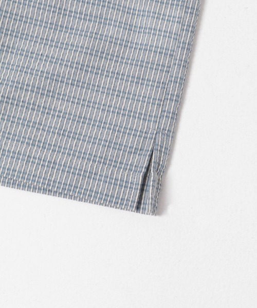 URBAN RESEARCH Sonny Label（アーバンリサーチサニーレーベル）の「シアサッカーハーフジッププルオーバー（シャツ/ブラウス・メンズ・ブルー/ベージュ・LARGE/MEDIUM）」の8枚目の写真