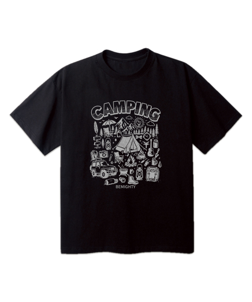 BEMIGHTY（ビーマイティー）の「キャンピングトリップオーバーサイズ半袖Tシャツ[ホワイト]（Tシャツ/カットソー・メンズ・その他・L/XL/XXL）」の5枚目の写真