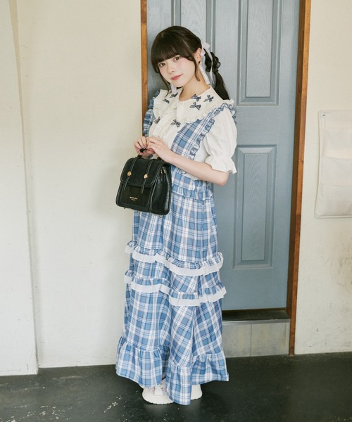 kutir(クティール)の「【クティールとレトロ】チェックリボンたっぷりフリルブラウス(シャツ/ブラウス・レディース・オフホワイト/アイボリー/ホワイト系その他・FREE)」の22枚目の写真