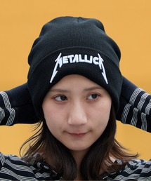METALLICA | Metallica / メタリカ Unisex Logo Beanie ロゴビーニー ニット帽 ストリート メンズ 2026年秋冬 秋物(ニットキャップ/ビーニー)