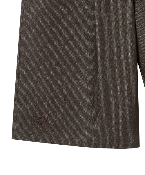 DANDEL(ダンデル)の「DD stripe denim bermuda pants (BROWN)(その他パンツ・レディース・その他・1/2)」の4枚目の写真