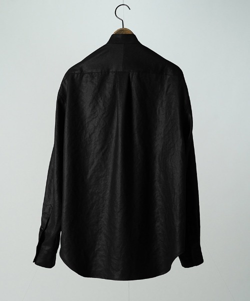 EGO TRIPPING(エゴトリッピング)の「ms6589-LUSTER OFFICER SHIRTS オフィサーシャツ(616753)(シャツ/ブラウス・メンズ・チャコール/サンドグレー/ブラック・46/48)」の8枚目の写真