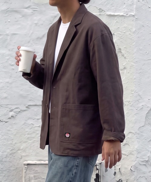 RED KAP（レッドキャップ）の「【RED KAP】限定商品 別注　TWILL JACKET（テーラードジャケット・メンズ・ブラック/ブラウン/カーキ/ベージュ・M/LL/S/L）」の2枚目の写真