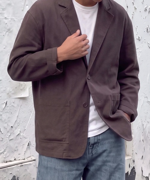RED KAP（レッドキャップ）の「【RED KAP】限定商品 別注　TWILL JACKET（テーラードジャケット・メンズ・ブラック/ブラウン/カーキ/ベージュ・M/LL/S/L）」の18枚目の写真