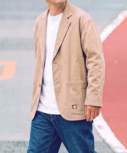 RED KAP（レッドキャップ）の「【RED KAP】限定商品 別注　TWILL JACKET（テーラードジャケット・メンズ・ブラック/ブラウン/カーキ/ベージュ・M/LL/S/L）」の21枚目の写真