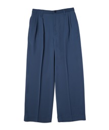 Double Satin Decorative 3Tuck Wide Pants