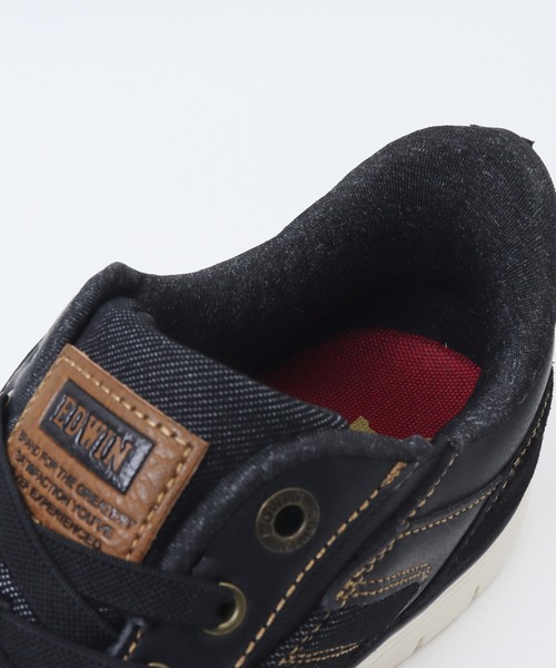 EDWIN(エドウィン)の「EDWIN ハンズフリースニーカー(スニーカー・メンズ・ネイビー/ブラック・25cm/26cm/26.5cm/27cm)」の6枚目の写真
