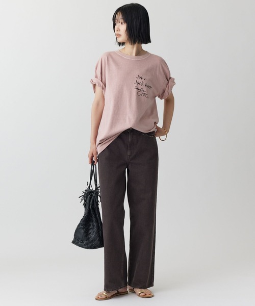 jj mercer(ジェイジェイマーサー)の「【J.J. Mercer】チェッカープリントTEE(Tシャツ/カットソー・レディース・ピンク・フリー)」の8枚目の写真