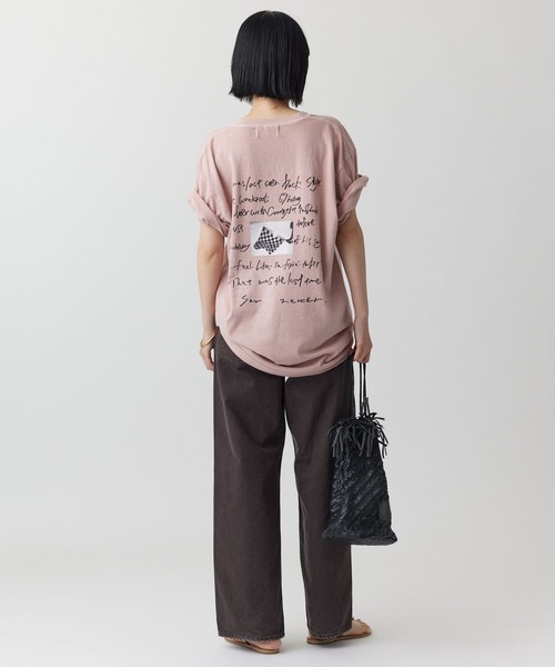 jj mercer(ジェイジェイマーサー)の「【J.J. Mercer】チェッカープリントTEE(Tシャツ/カットソー・レディース・ピンク・フリー)」の11枚目の写真