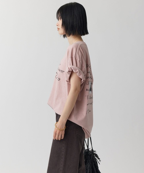 jj mercer(ジェイジェイマーサー)の「【J.J. Mercer】チェッカープリントTEE(Tシャツ/カットソー・レディース・ピンク・フリー)」の4枚目の写真