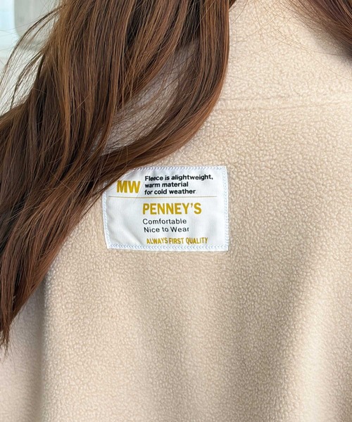 PENNEYS(ぺニーズ)の「GeeRA別注【PENNEYS】配色フリースプルオーバー(スウェット・レディース・ベージュ/チャコール・X-LARGE/LARGE/MEDIUM)」の15枚目の写真