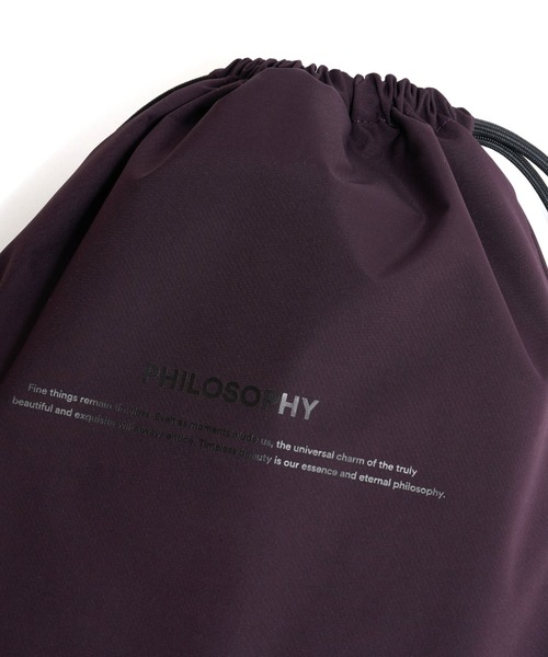 VILLA BOOKS(ヴィラ ブックス)の「Union Backpack (M's Burgundy)(バックパック/リュック・レディース・バーガンディー・FREE)」の4枚目の写真