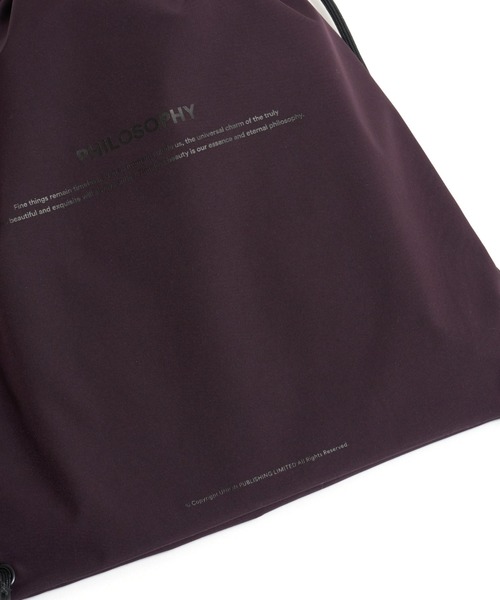VILLA BOOKS(ヴィラ ブックス)の「Union Backpack (M's Burgundy)(バックパック/リュック・レディース・バーガンディー・FREE)」の5枚目の写真