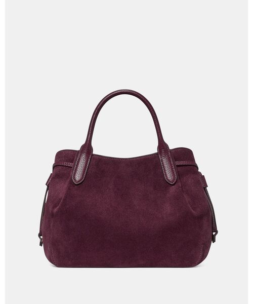 kate spade new york（ケイトスペード ニューヨーク）の「ダンプリング スエード スモール サッチェル バッグ（ショルダーバッグ・レディース・レッド・ONESIZE）」の3枚目の写真
