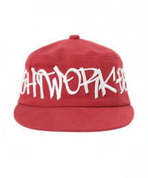 NIGHTWORKDEPT（ナイトワークデプト）の「N.W.D Graffiti Pillbox Cap_Red（キャップ）」