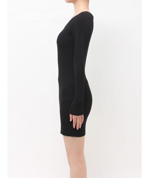 GYDA(ジェイダ)の「SymmetryGYDA プレートlong sleeveニットワンピース(ワンピース・レディース・シルバー/その他1/ブラック・FREE)」の15枚目の写真