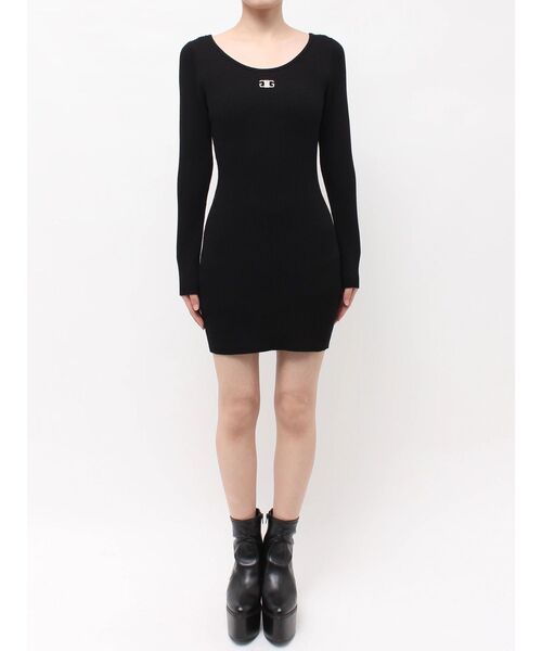 GYDA(ジェイダ)の「SymmetryGYDA プレートlong sleeveニットワンピース(ワンピース・レディース・シルバー/その他1/ブラック・FREE)」の20枚目の写真