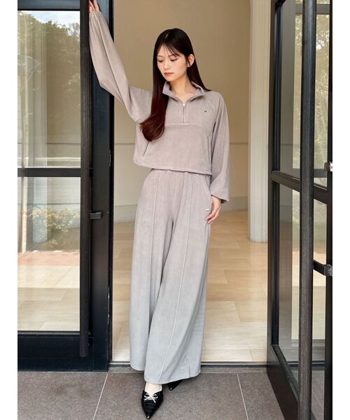 RESEXXY(リゼクシー)の「フリースパンツ【セットアップ着用可能】(その他パンツ・レディース・グレー/ブラック/アイボリー・FREE)」の6枚目の写真